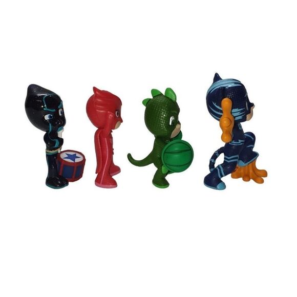 PJ Masks Collectible Figures Set Deluxe 4 piece 3.5" Bundle NWOT - Picture 4 of 5